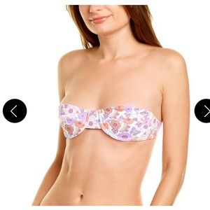 FRANKIES BIKINIS CIELO BIKINI TOP IN MARIPOSA PRINT